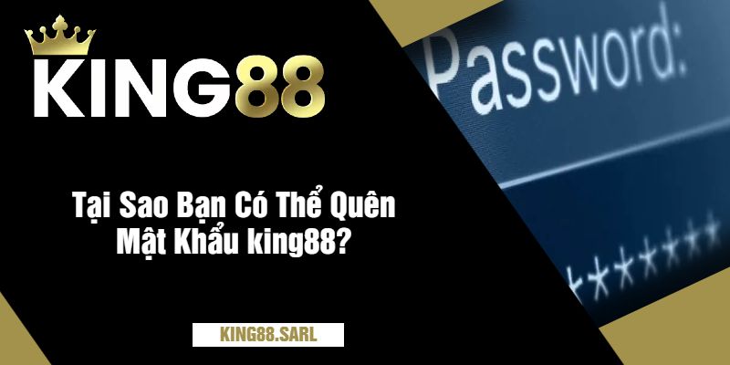 Quên Mật Khẩu king88 - Cách Lấy Nhanh Chóng Và Dễ Dàng 2 Tại Sao Bạn Có Thể Quên Mật Khẩu king88?